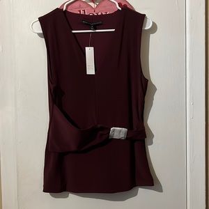 Pretty White House Black Market Blouse